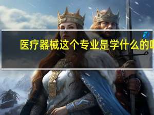 医疗器械这个专业是学什么的啊