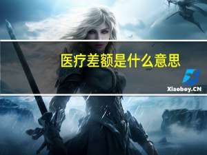 医疗差额是什么意思