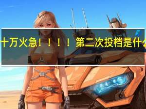 十万火急！！！！第二次投档是什么意思