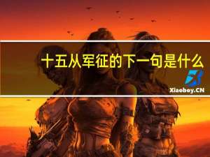 十五从军征的下一句是什么