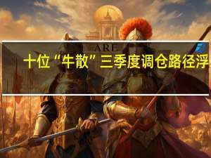 十位“牛散”三季度调仓路径浮现