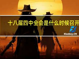 十八届四中全会是什么时候召开的（十八届四中全会内容）