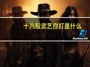 十八般武艺白打是什么