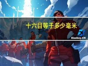 十六目等于多少毫米