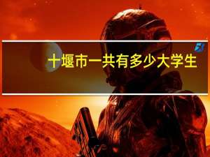十堰市一共有多少大学生