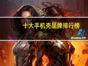 十大手机壳品牌排行榜：邦克仕上榜，摩米士第一