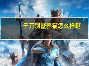 千万别墅养猫怎么样啊