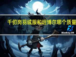 千仞岗羽绒服和坦博尔哪个质量好