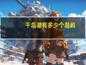 千岛湖有多少个岛屿