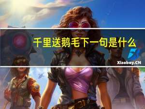千里送鹅毛下一句是什么（千里送鹅毛下一句）