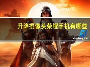 升降摄像头荣耀手机有哪些