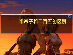 半吊子和二百五的区别