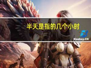 半天是指的几个小时