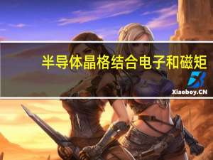 半导体晶格结合电子和磁矩