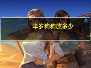 半岁狗狗吃多少