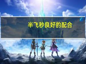 半飞秒良好的配合(半飞秒良好的配合有哪些)