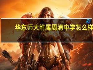华东师大附属周浦中学怎么样