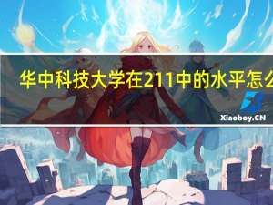 华中科技大学在211中的水平怎么样