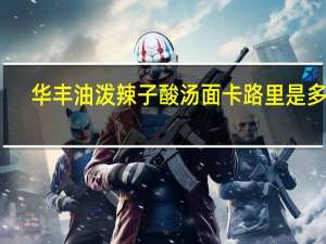 华丰 油泼辣子酸汤面卡路里是多少