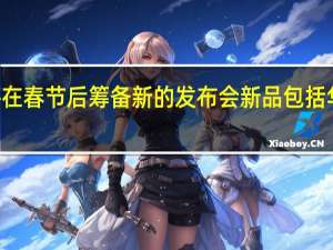 华为将在春节后筹备新的发布会新品包括华为P60系列