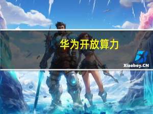 华为开放算力：“打底”是一种能力，也是一种勇气