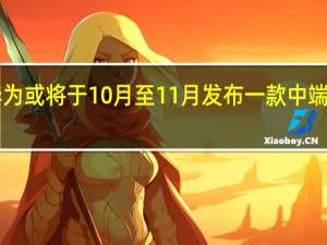 华为或将于10月至11月发布一款中端5G手机