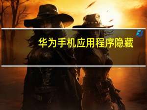 华为手机应用程序隐藏