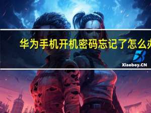 华为手机开机密码忘记了怎么办（华为手机开机密码忘记了怎么办）
