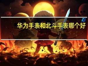 华为手表和北斗手表哪个好