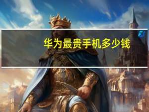 华为最贵手机多少钱（华为最贵手机）