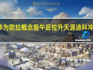华为欧拉概念股午后拉升 天源迪科冲击涨停