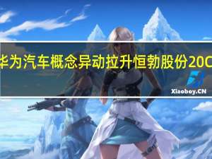 华为汽车概念异动拉升 恒勃股份20CM涨停