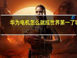 华为电机怎么就成世界第一了呢