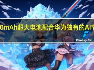 华为畅享50搭载6000mAh超大电池配合华为独有的AI节电技术及八大降功耗方案