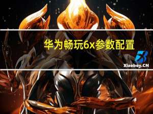 华为畅玩6x参数配置（华为畅玩6）