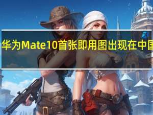 华为Mate10首张即用图出现在中国媒体