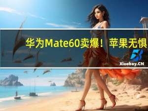 华为Mate60卖爆！苹果无惧：中国最畅销5款手机 iPhone占了4个