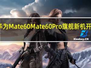华为Mate60 Mate60Pro旗舰新机开启预售