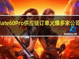 华为Mate 60 Pro供应链订单火爆多家公司招人、扩产