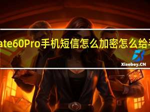 华为Mate60Pro手机短信怎么加密 怎么给手机短信加密