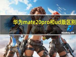 华为mate20pro和ud版区别