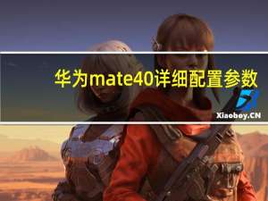 华为mate40详细配置参数（华为mate40配置参数详情(华为mate40参数配置)）