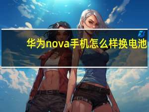 华为nova手机怎么样换电池（华为nova手机怎么样）