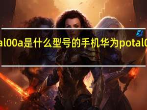 华为potal00a是什么型号的手机 华为potal00a是什么型号