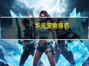 华元宠物排名