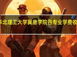 华北理工大学冀唐学院各专业学费收费标准