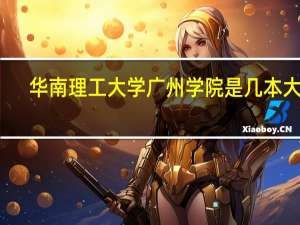 华南理工大学广州学院是几本大学