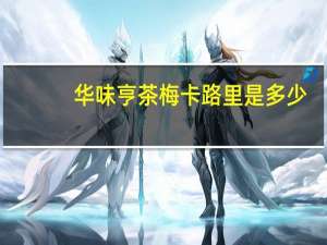 华味亨 茶梅卡路里是多少