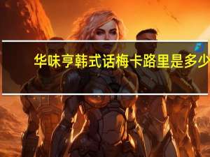 华味亨 韩式话梅卡路里是多少