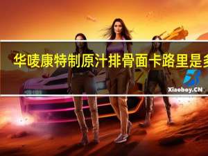 华唛康 特制原汁排骨面卡路里是多少